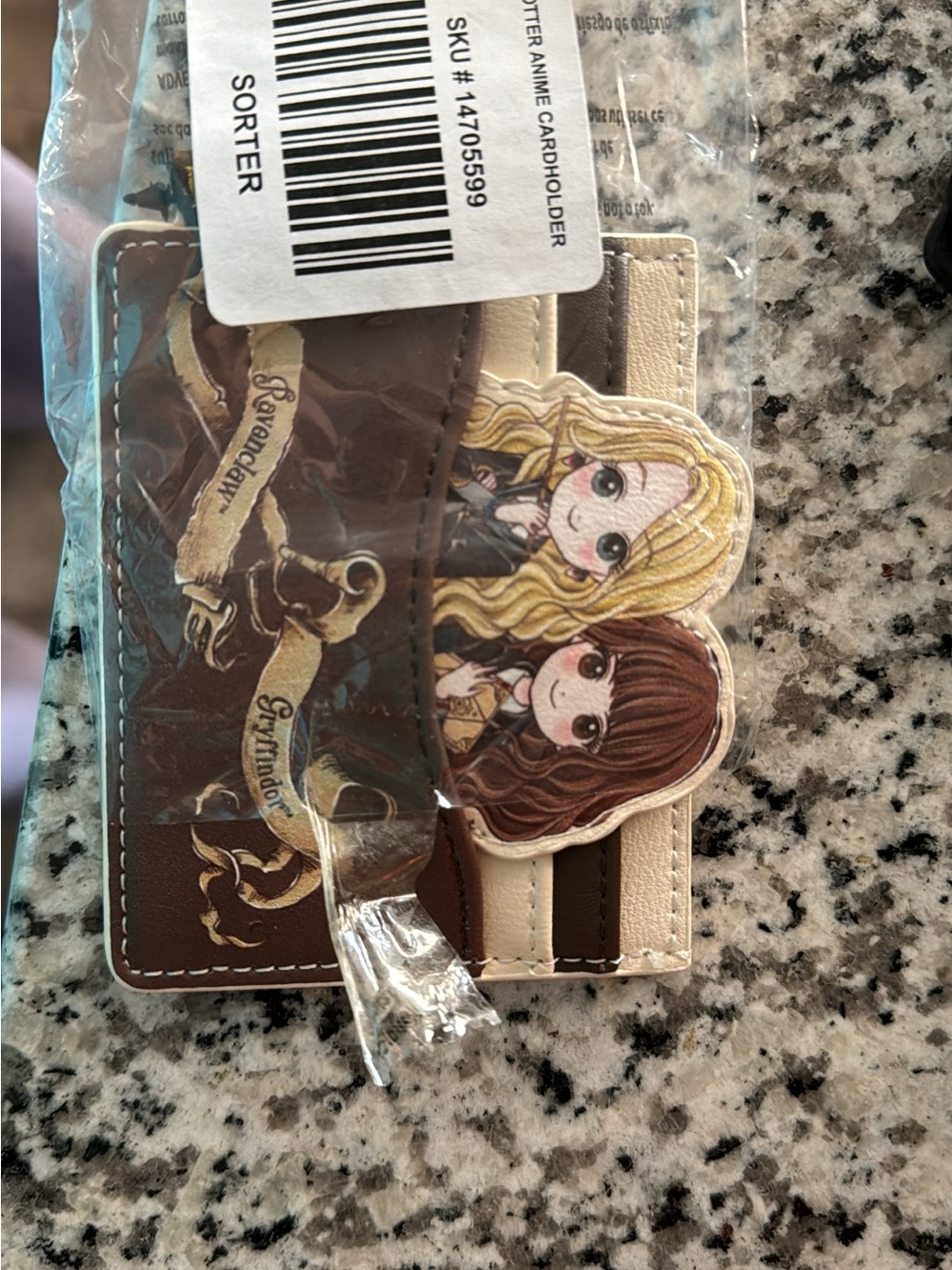 Warner Bros. Harry Potter Luna Lovegood and Hermione Granger Chibi Card Holder